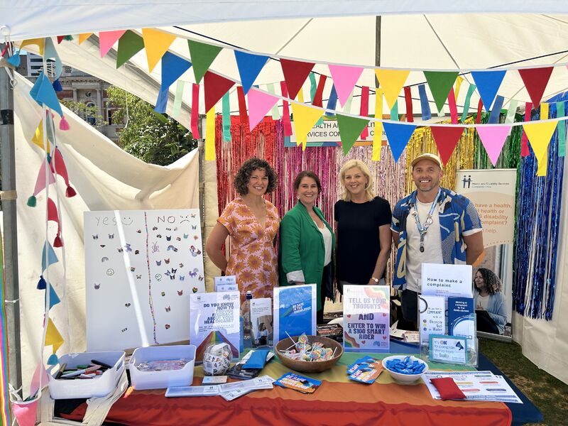 Pride Fairday stall 2024